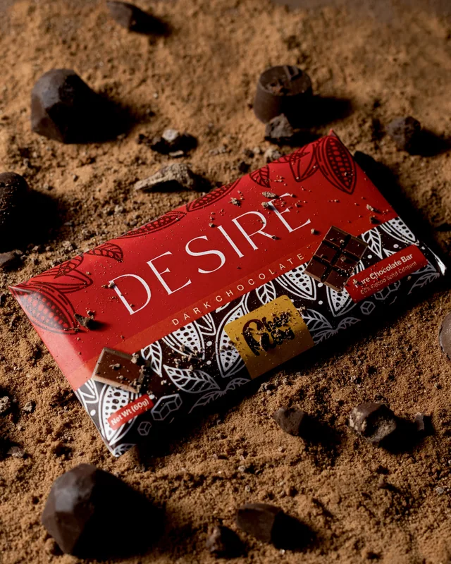 Desire, Dark chocolate · 60g, in its original ChocBoy packaging