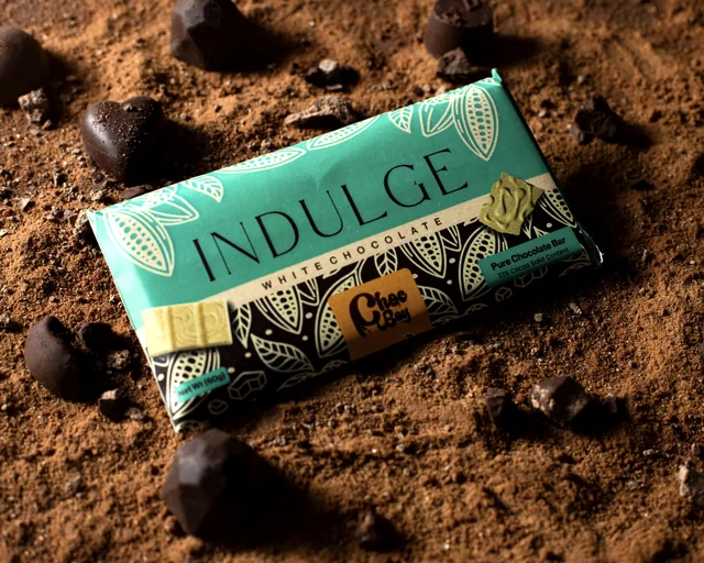 Indulge, White chocolate · 60g, in its original ChocBoy packaging